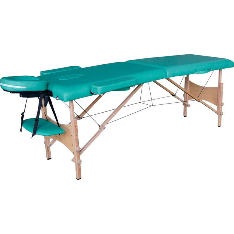 Изображение товара Массажный стол DFC Nirvana Optima зеленый складной переносной профессиональный