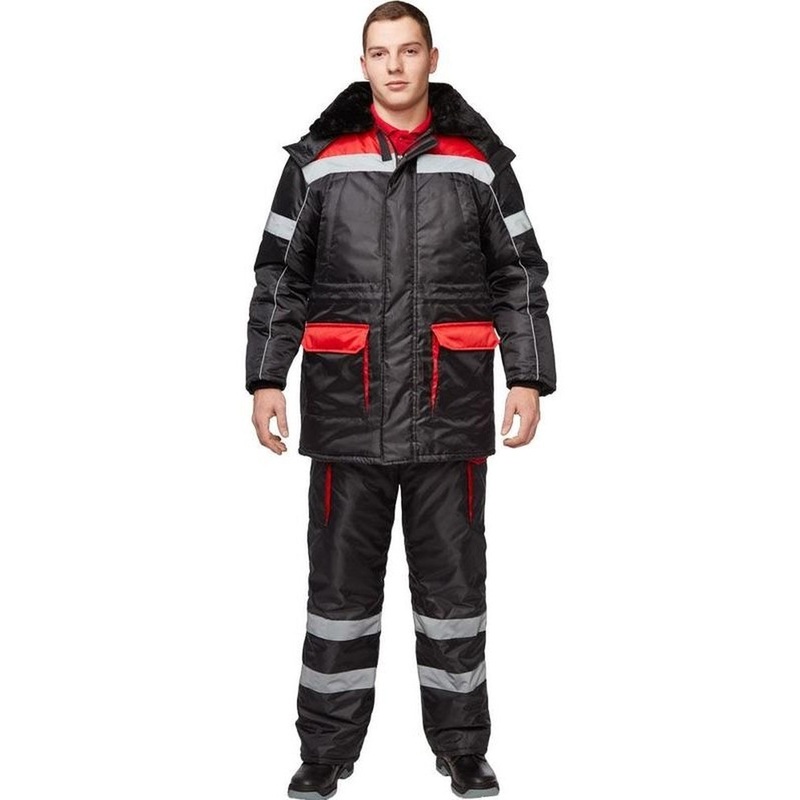 Изображение товара Зимний рабочий костюм з26-КПК мужской утепленный водоотталкивающий с Reflective