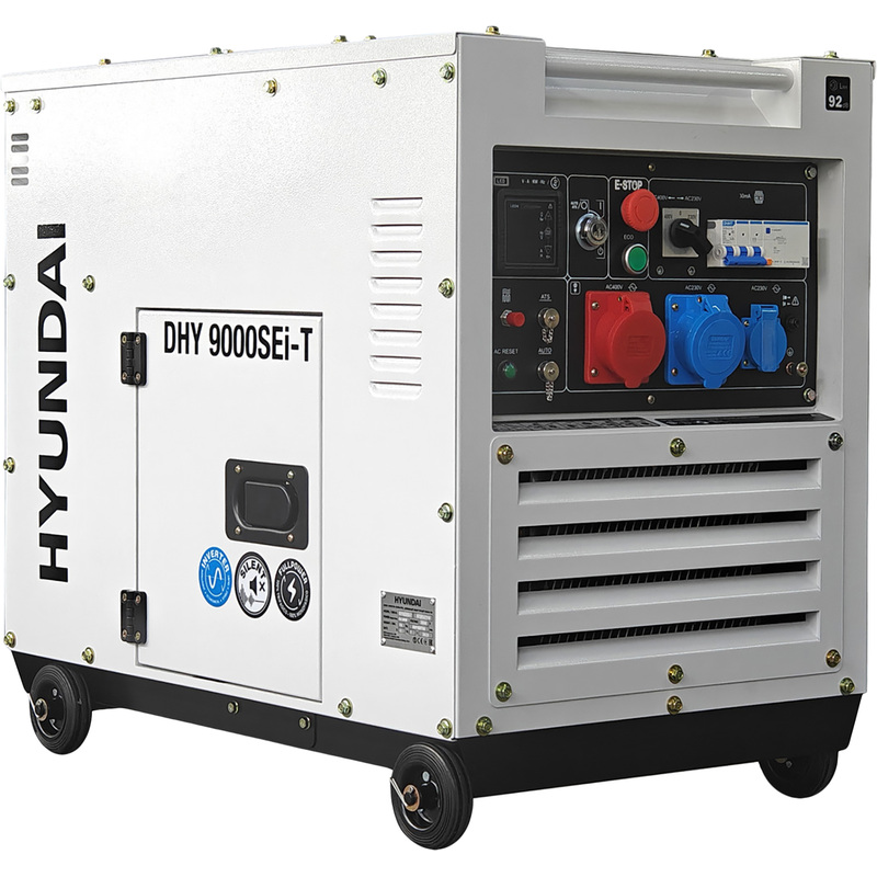 Изображение товара Генератор дизельный Hyundai инверторный DHY 9000SEi-T
