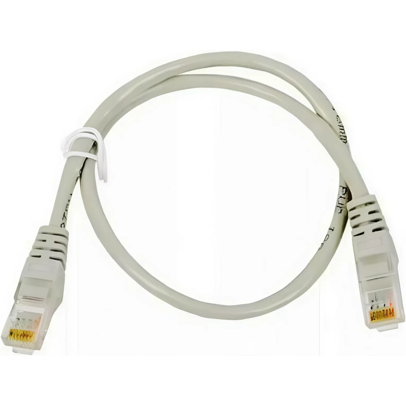 Изображение товара Патч-корд витая пара ExeGate UTP-RJ45-RJ45-5e-0,3M-GY 5e 0,3 м