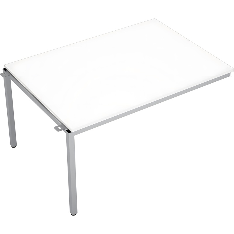 Изображение товара Элемент стола для переговоров Avance 6МПС 003 белый алюминий матовый 1400х1000х750 мм