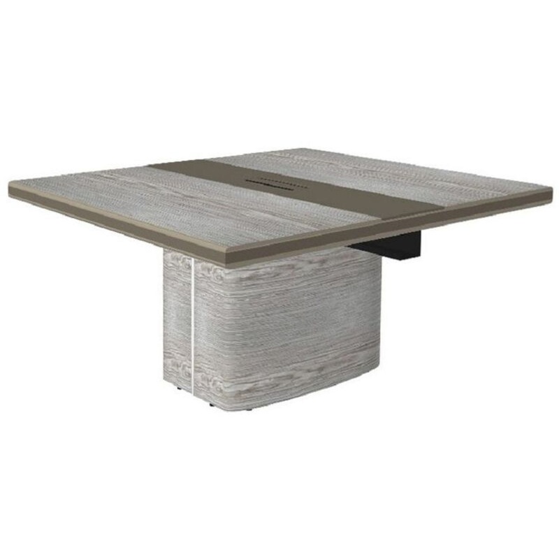 Изображение товара Модуль расширяющий для конференц-стола New.Tone Nt-280.1 дуб серебристый стоун