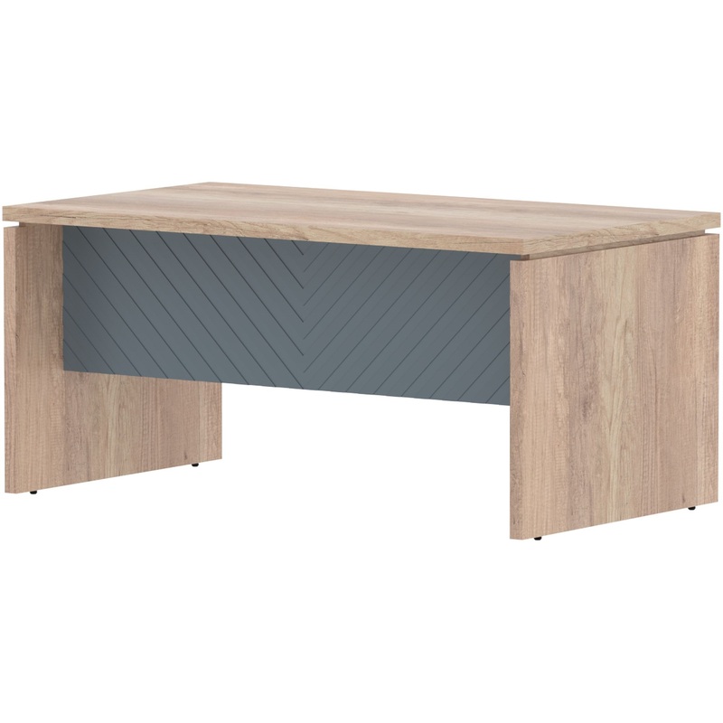 Изображение товара Стол руководителя Torr Lux TLST 169 дуб каньон/серо-голубой 1600х900х750 мм