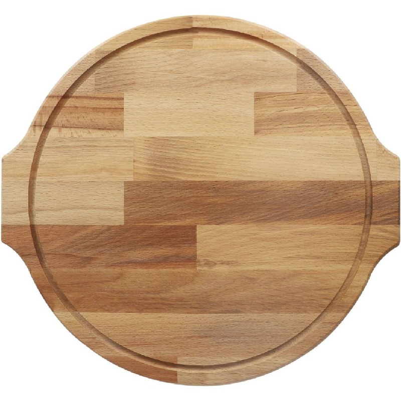 Изображение товара Доска для пиццы 41x41x2 см бук эргономичная универсальная