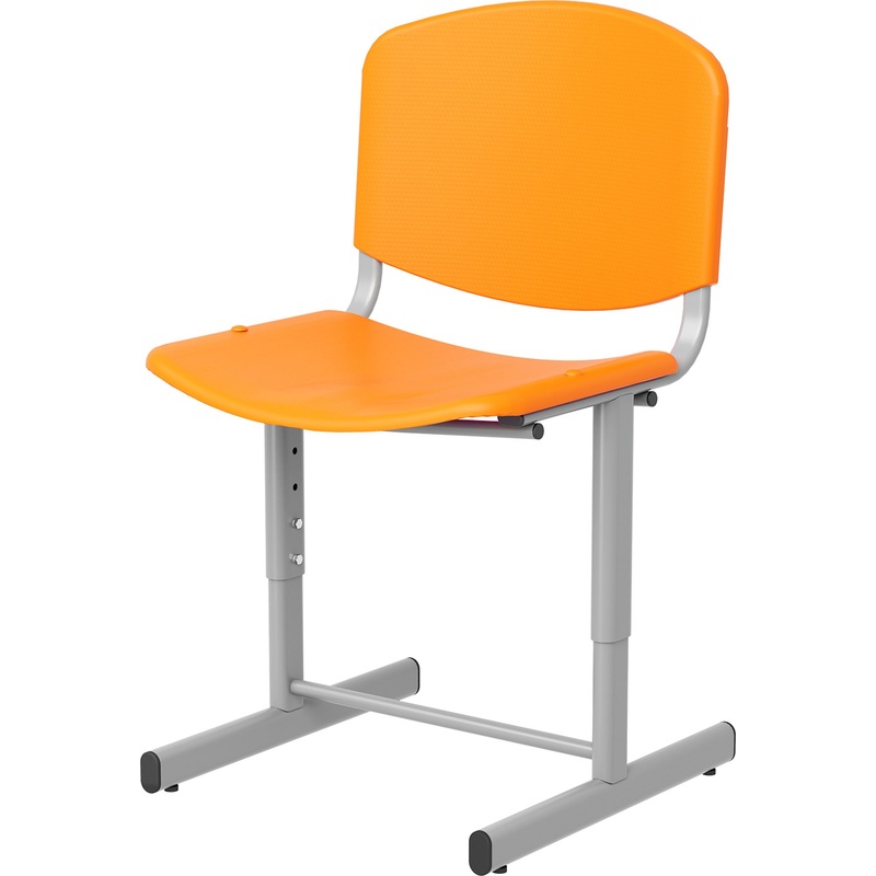 Изображение товара Стул ученический Pifagor СШ8/1 оранжевый/серый рост 5-7