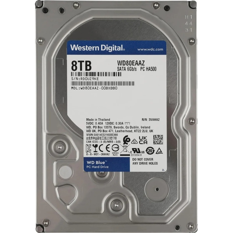 Изображение товара Жёсткий диск Western Digital WD80EAAZ 8 ТБ