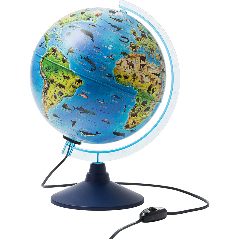 Изображение товара Глобус Globen зоогеографический 25 см с интерактивными функциями