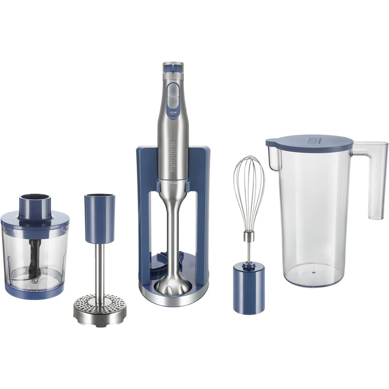 Изображение товара Погружной блендер Redmond BH402 мощностью 1800 Вт 6 скоростей синего цвета