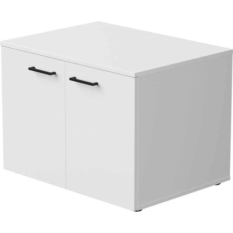 Изображение товара Тумба приставная для оргтехники EVO 254T003W3 белая 800х604х588 мм