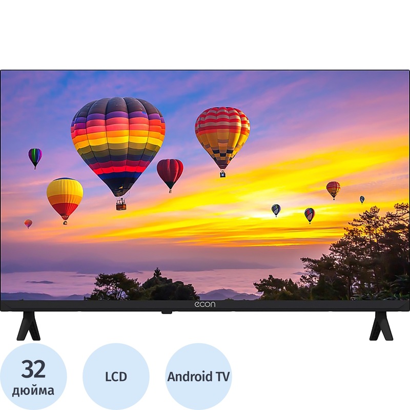 Изображение товара Цветной LED телевизор Econ EX-32HS024B с Android 14, 32 дюйма