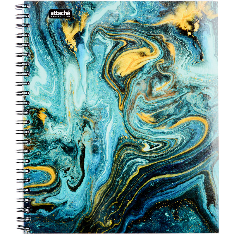 Изображение товара Бизнес-тетрадь Attache Selection Fluid А5 96 листов бирюзовая в клетку