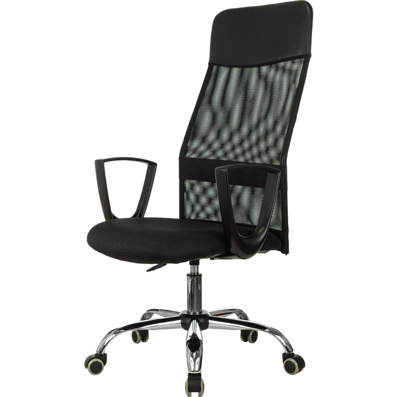 Изображение товара Офисное кресло для руководителя Easy Chair 510 TW черное ткань и экокожа