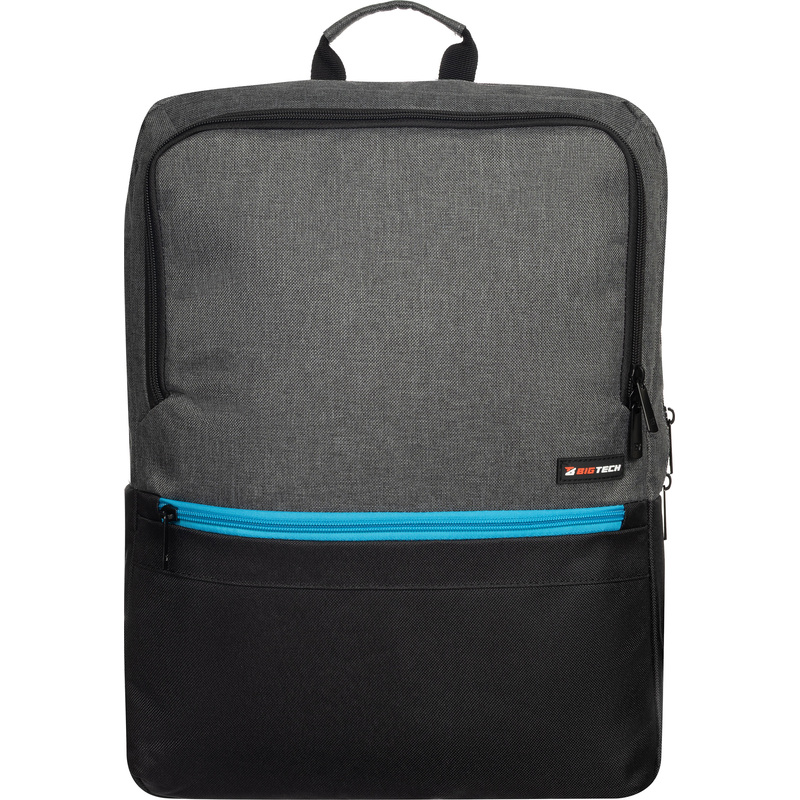 Изображение товара Рюкзак для ноутбука BigTech Special 17.3 дюйма тёмно-серый