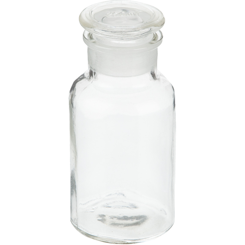 Изображение товара Склянка стеклянная с пробкой светлая 250 мл