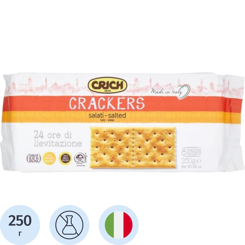 Изображение товара Крекер Crich соленый 250 г - итальянская закуска