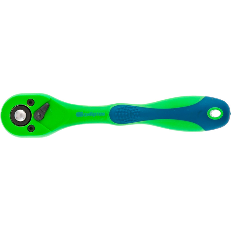 Изображение товара Трещотка Сибртех 1/4 дюйма с эргономичной рукояткой