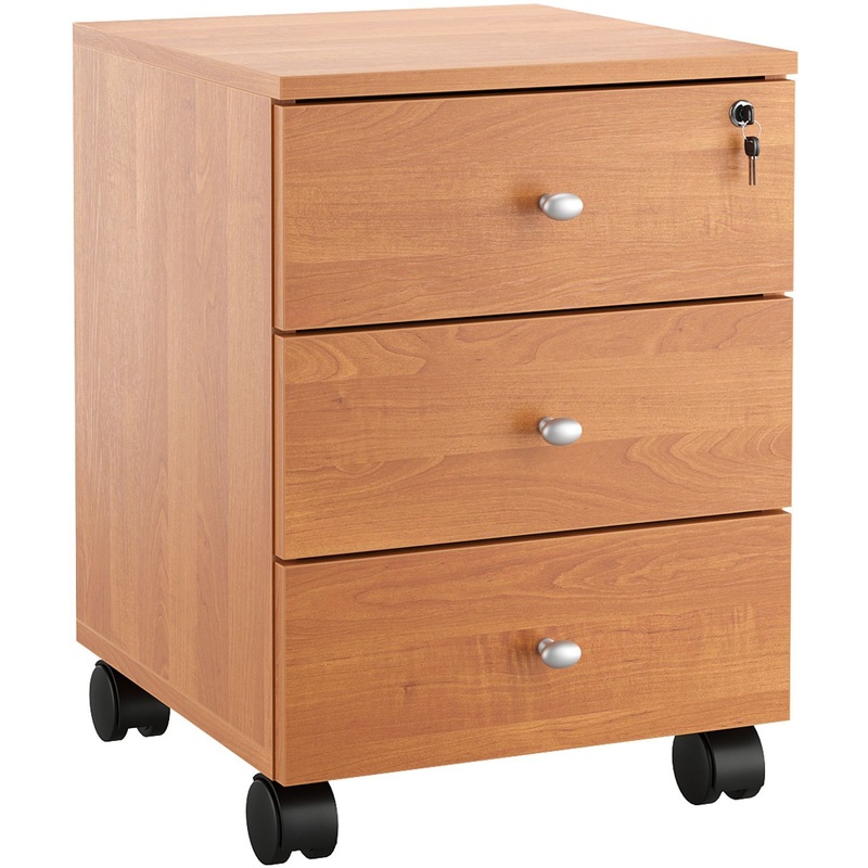 Изображение товара Тумба подкатная Easy to lead Easy Оптима LT 3 ящика хромированные ролики Россия