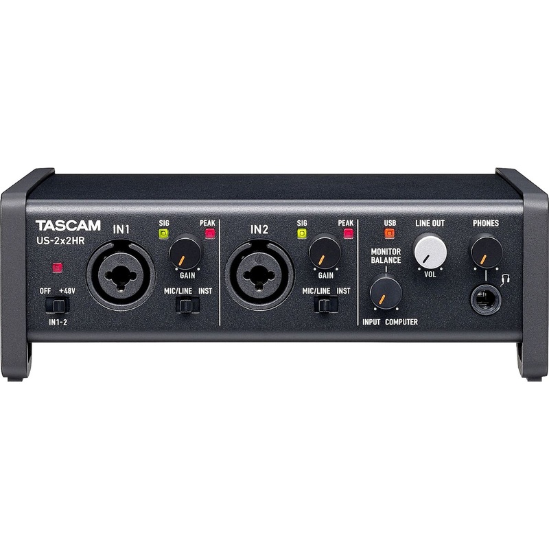 Изображение товара Аудиоинтерфейс Tascam US-2x2HR для высококачественной звукозаписи