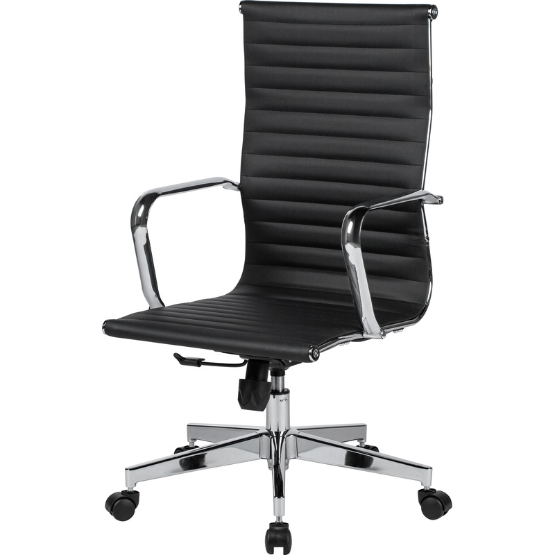 Изображение товара Кресло для руководителя Easy Chair 711 TPU чёрное с экокожей и металлом