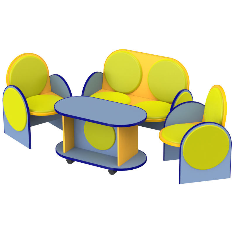 Изображение товара Комплект детской мягкой мебели Алина диван 2 кресла стол исключительно комфортный комплект для детс