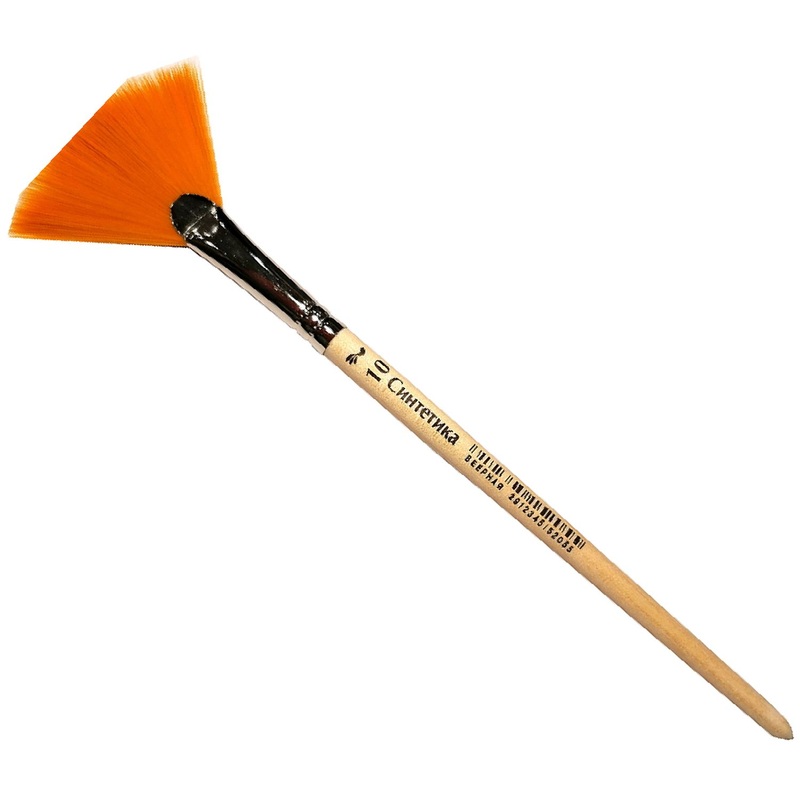 Изображение товара Кисть №1 School веерная синтетика №10