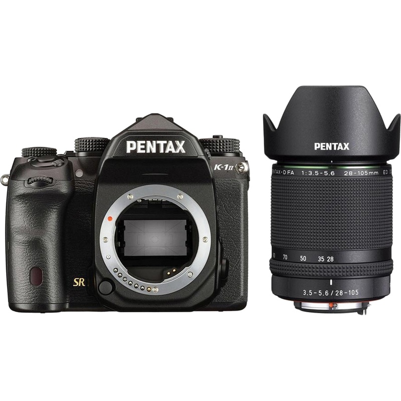 Изображение товара Зеркальный фотоаппарат Pentax K-1 Mark II + объектив D-FA 28-105 черный