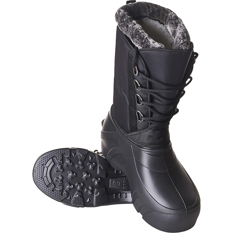 Изображение товара Мужские утепленные рабочие сапоги Б-16 ЭВА с вкладным чулком черные размер 43