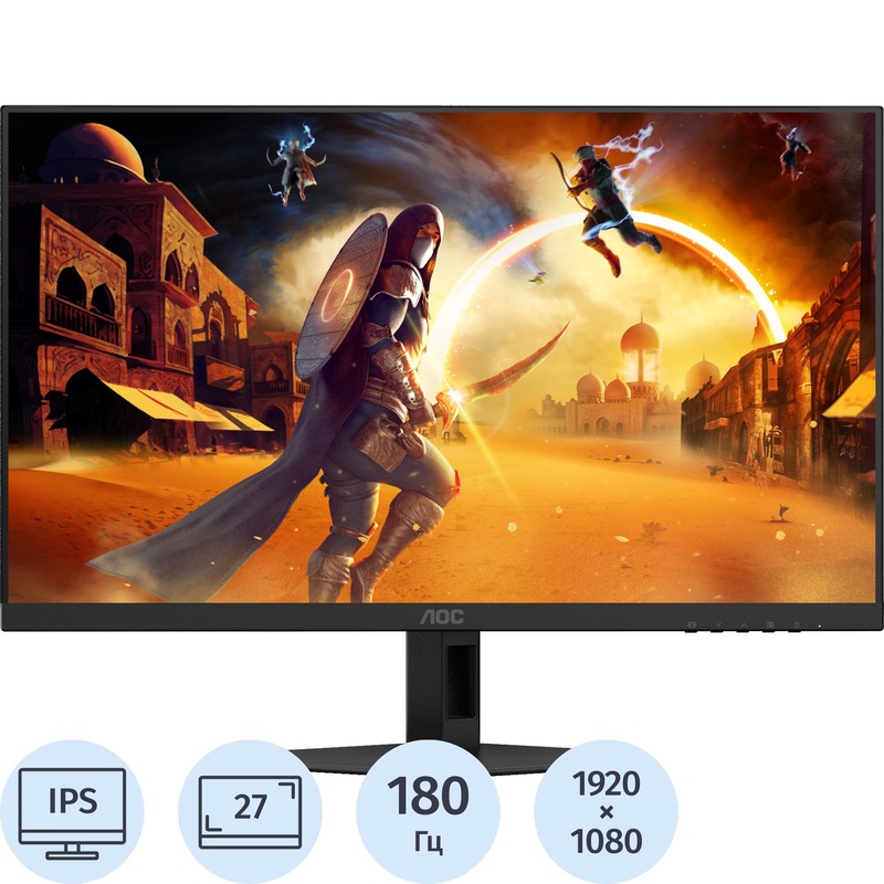 Изображение товара Монитор 27 AOC 27G4XE 180 Гц IPS 1920x1080 для геймеров и профессионалов