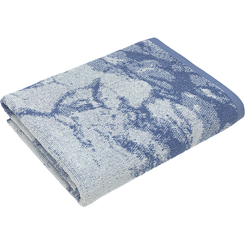 Изображение товара Махровое полотенце Marmola 50x80 см синее высокоплотное из 100% хлопка