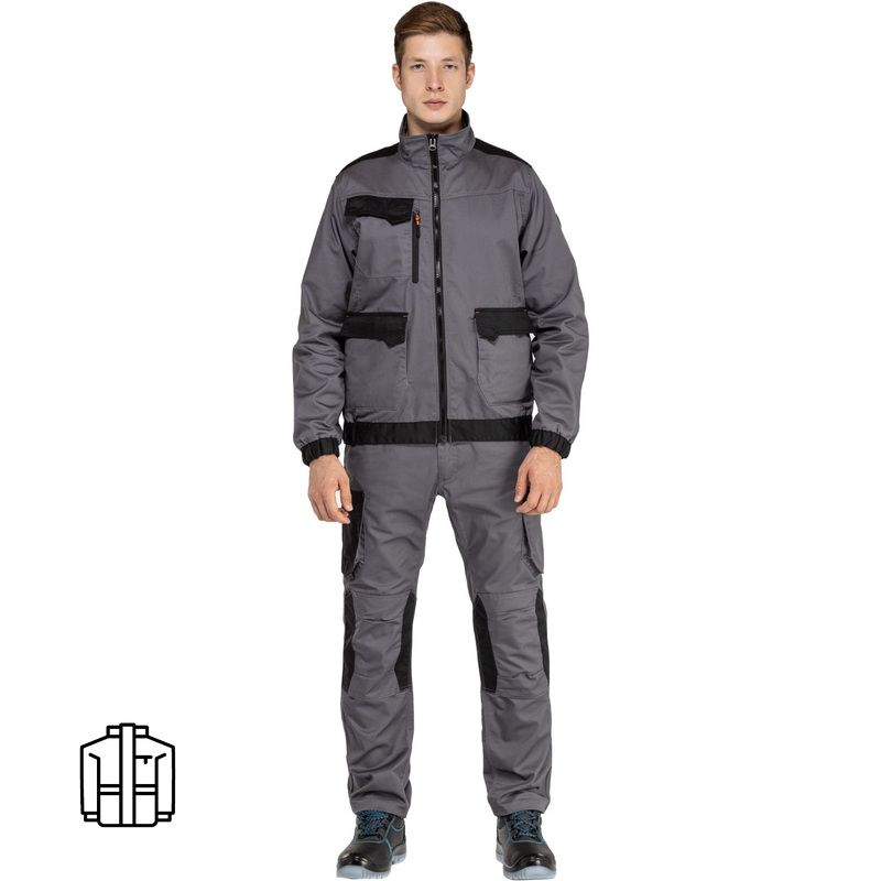 Изображение товара Мужская летняя рабочая куртка Mach2 Delta Plus серый 64-66 Изображение товара Мужская летняя рабочая куртка Mach2 Delta Plus серый 64-66