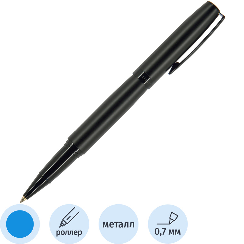 Изображение товара Роллер Bruno Visconti Sorrento цвет чернил синий, цвет корпуса черный (артикул производителя 20-0248/10)