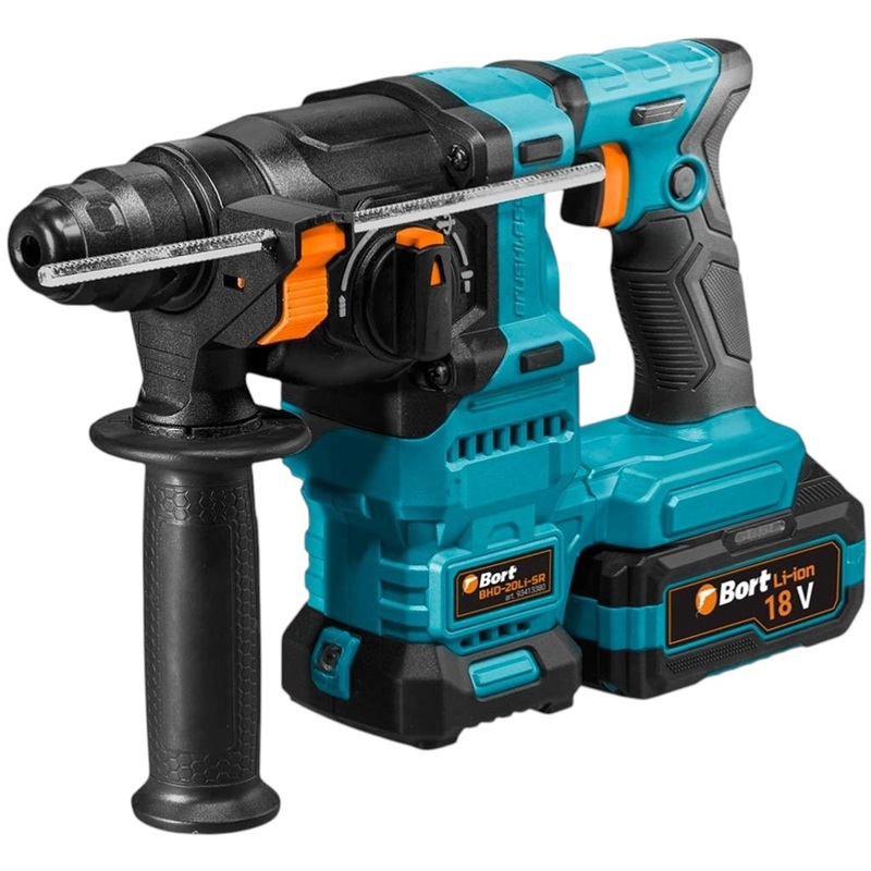 Изображение товара Перфоратор Bort BHD-20Li-SR с двумя аккумуляторами и кейсом