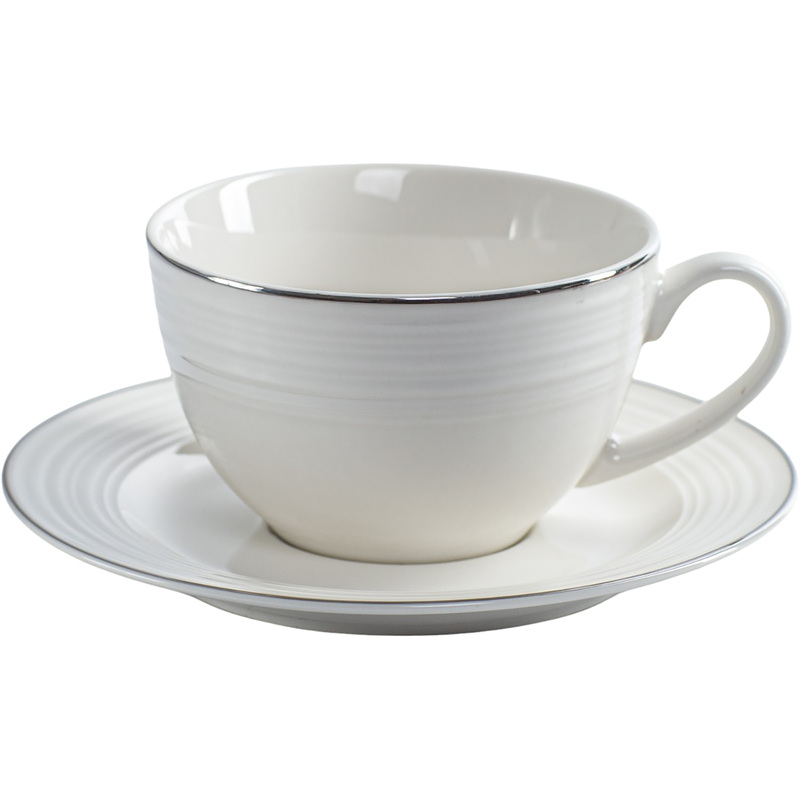 Изображение товара Фарфоровая чайная пара Fioretta Fiesta 220 мл блюдце и чашка