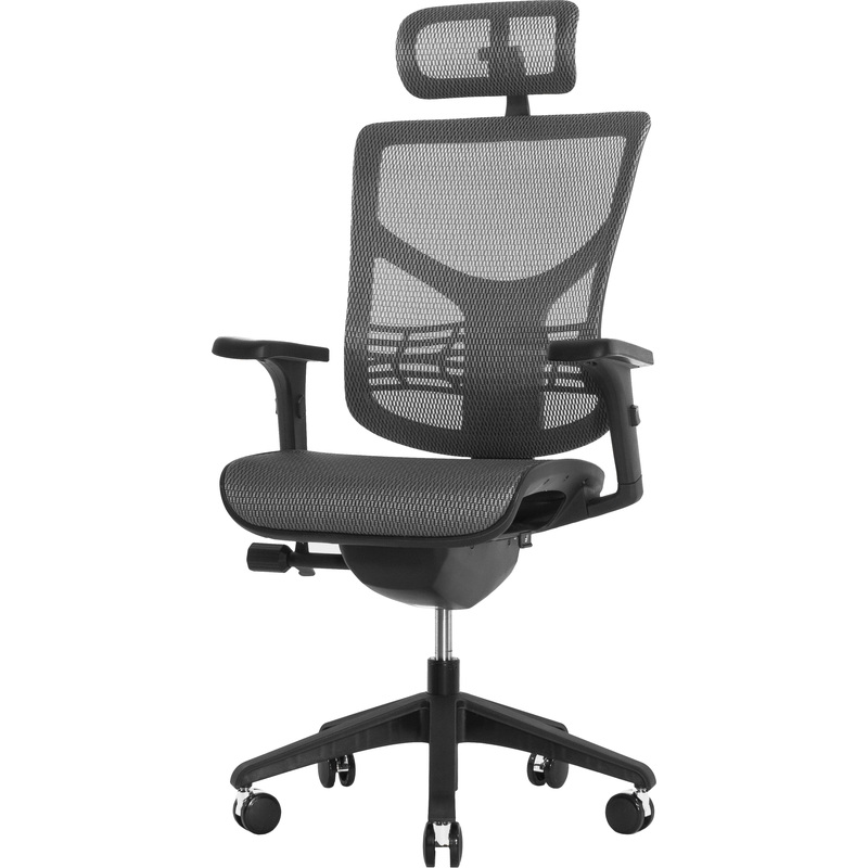 Изображение товара Эргономичное кресло для руководителя Falto VISTA серое с регулируемыми подлокотниками