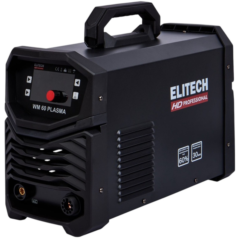 Изображение товара Плазменный инверторный резак Elitech Plasma HD WM 60 6 кВт для профессиональной резки металлов