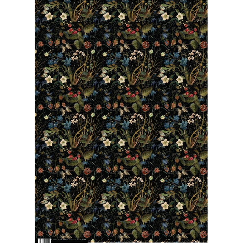 Изображение товара Бумага упаковочная Bruno Visconti Flora Лесные ягоды 80 г/кв.м