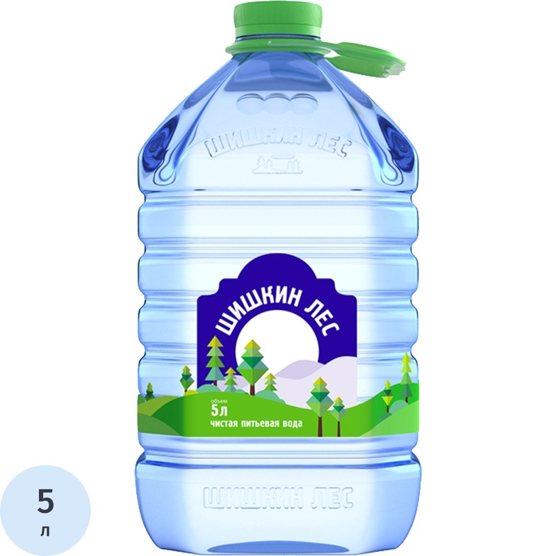 Изображение товара Вода питьевая Шишкин Лес негазированная 5 л