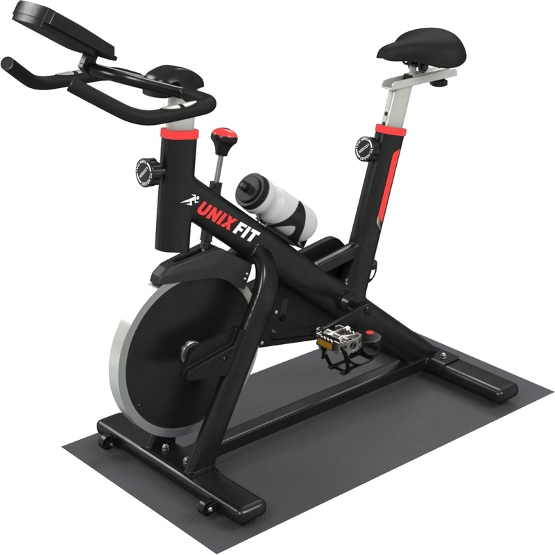 Изображение товара Велотренажер Спин-байк Unix Fit SB-490 с дисплеем и регулируемой нагрузкой