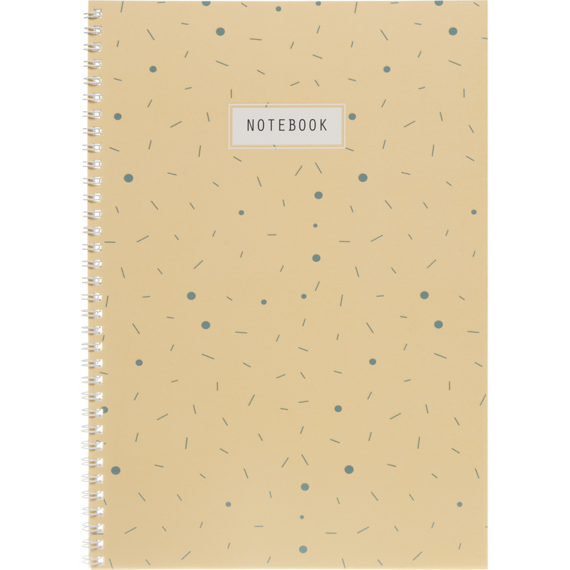 Изображение товара Бизнес-тетрадь Attache Economy Flakes yellow А4 48 листов оранжевая в клетку на спирали (204х291 мм)