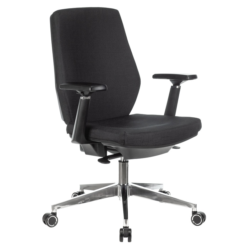 Изображение товара Офисное кресло Бюрократ CH-545/LUX Черное из ткани с механизмом Synchro