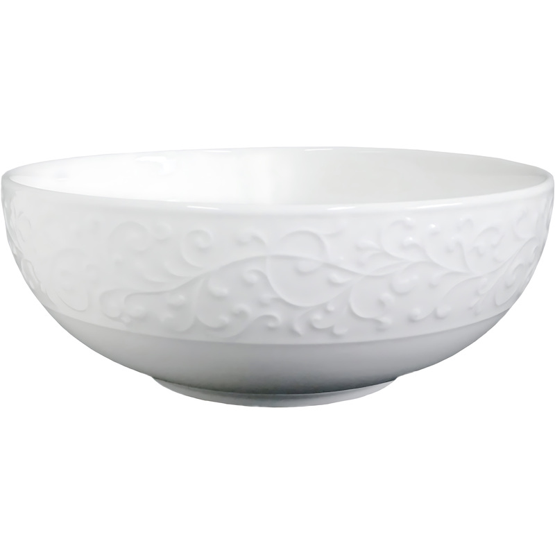 Изображение товара Фарфоровый салатник Tudor England Joyce 17.5 см 1000 мл белый для салатов и фруктов