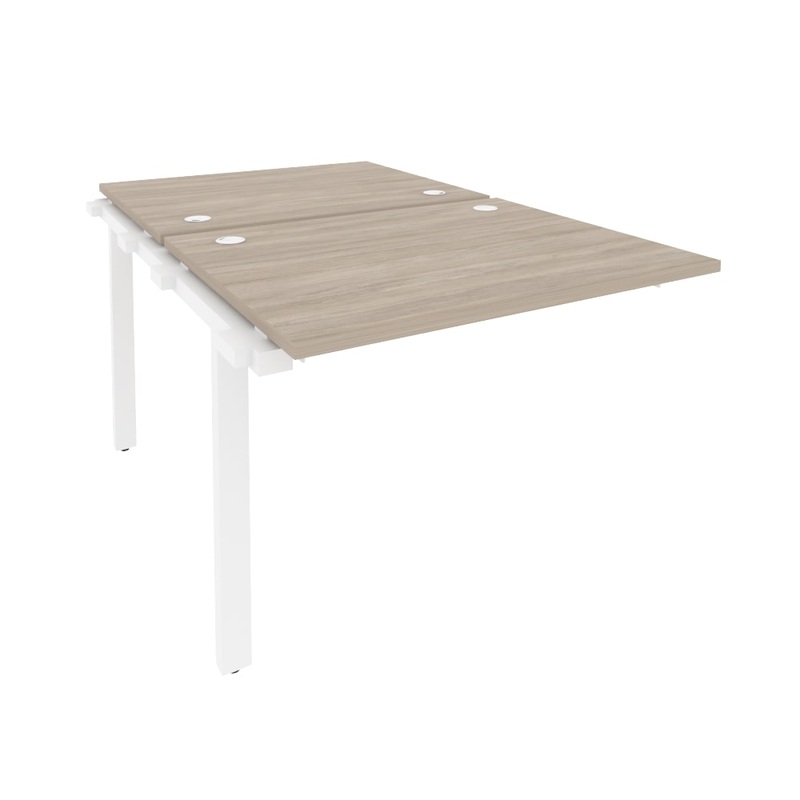 Изображение товара Элемент рабочей станции O.M-2.NRS-1.8 (дуб аттик/белый, 980х1635х750 мм)