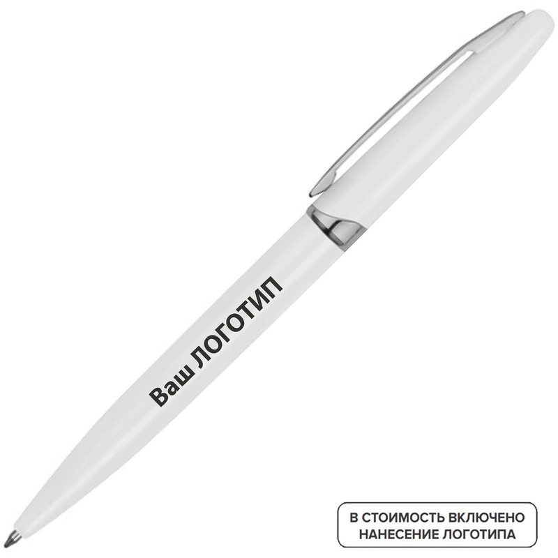 Изображение товара Ручка шариковая автоматическая Империал синяя 1 мм с логотипом