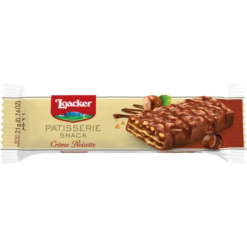 Изображение товара Loacker Gran Pasticceria вафельный снек фундук 504 г 24 шт