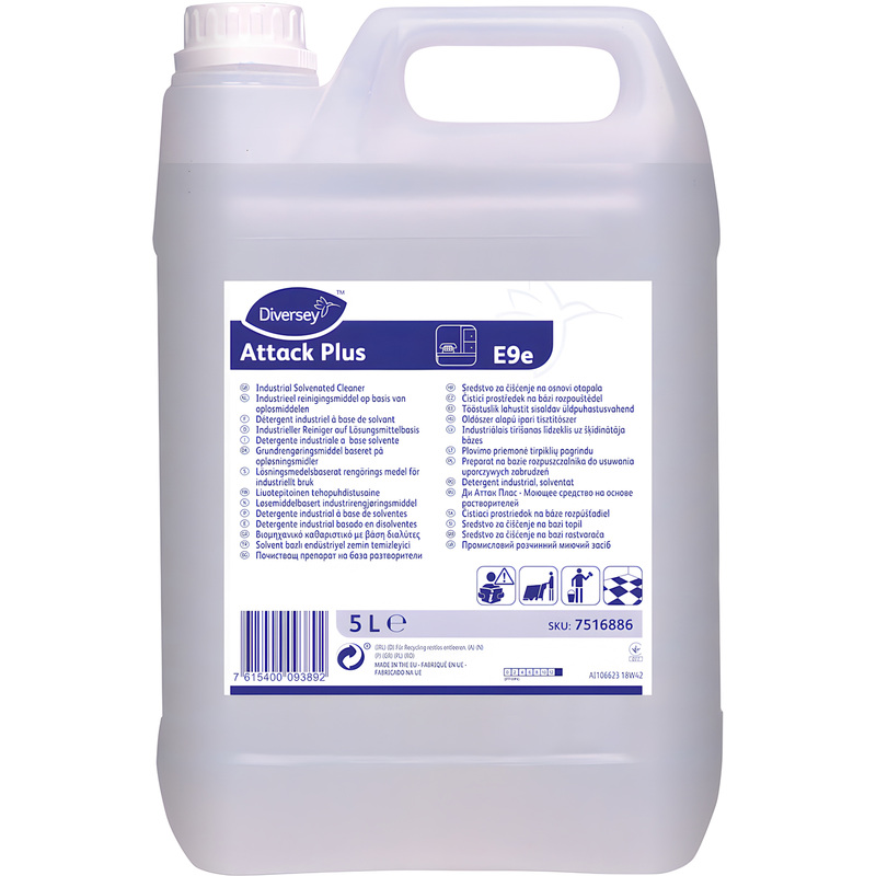 Изображение товара Средство для мытья полов Diversey Taski Attack Plus 5 л концентрат