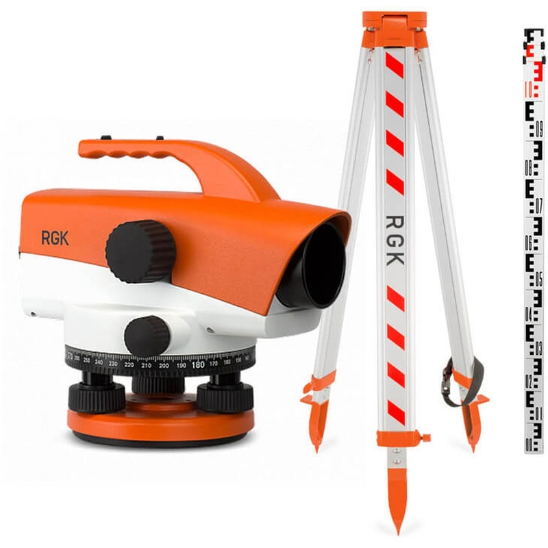 Изображение товара Оптический нивелир RGK C-32 комплект для геодезии и строительства