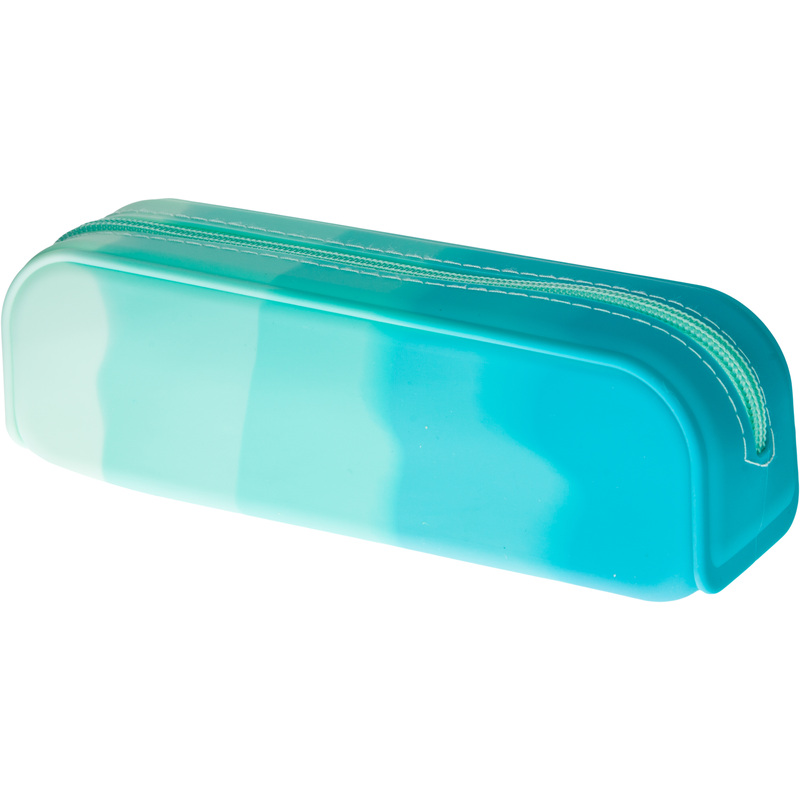 Изображение товара Пенал-косметичка Комус Класс Радуга голубой гипоаллергенный силикон водоотталкивающая