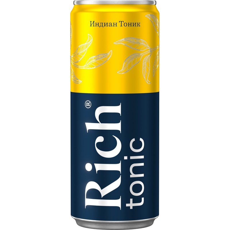 Изображение товара Напиток сильногазированный Rich tonic Индиан ж/б 0.33 л Россия Изображение товара Напиток сильногазированный Rich tonic Индиан ж/б 0.33 л Россия