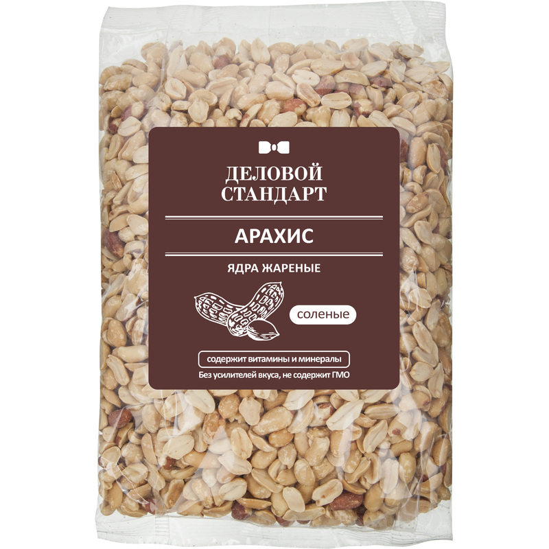 Изображение товара Арахис Деловой Стандарт жареный соленый 1 кг - вкусный и полезный перекус