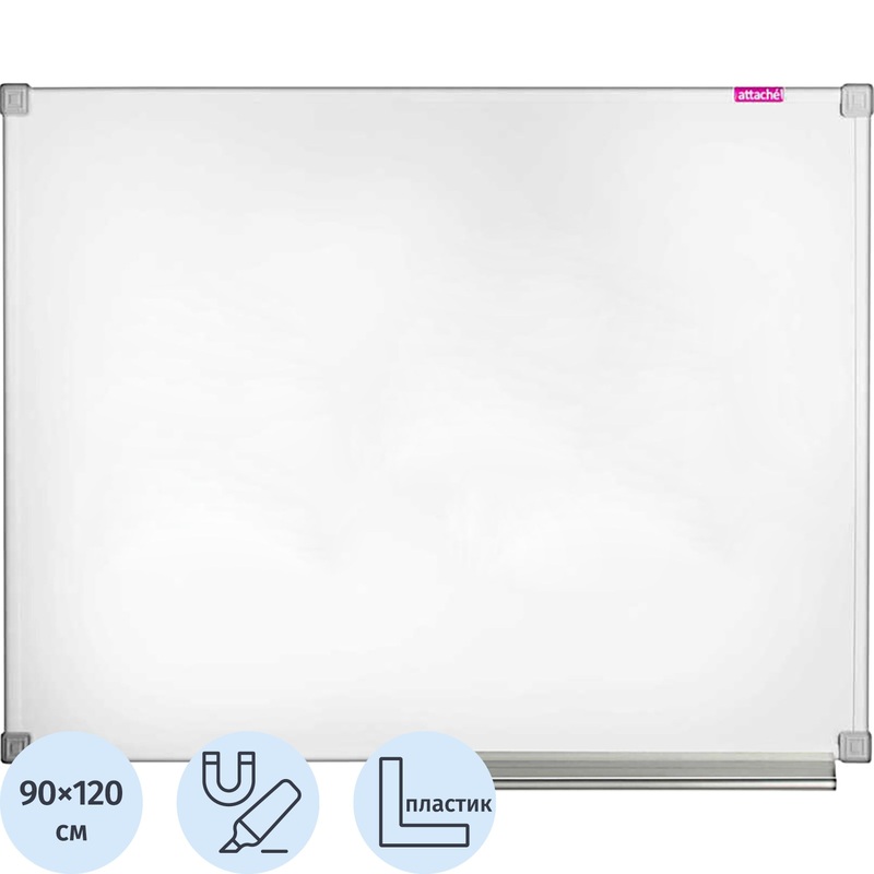 Изображение товара Магнитно-маркерная доска Attache Classic 90x120 см односекционная с лаковым покрытием
